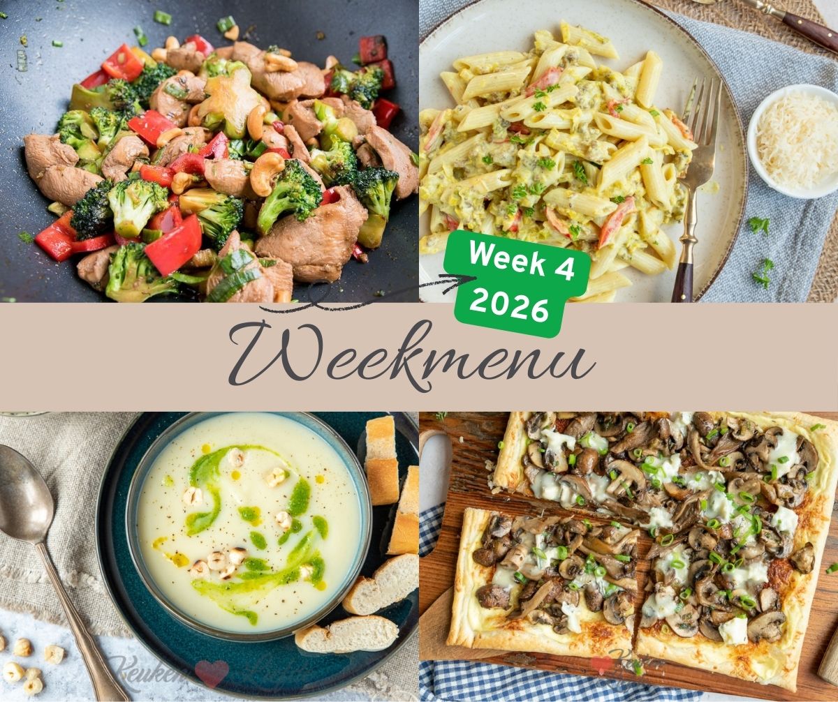 Weekmenu week 4 2026