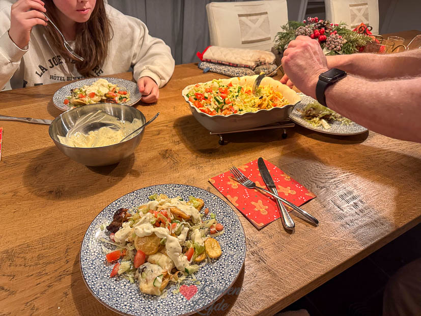 Kapsalon met aardappelschijfjes