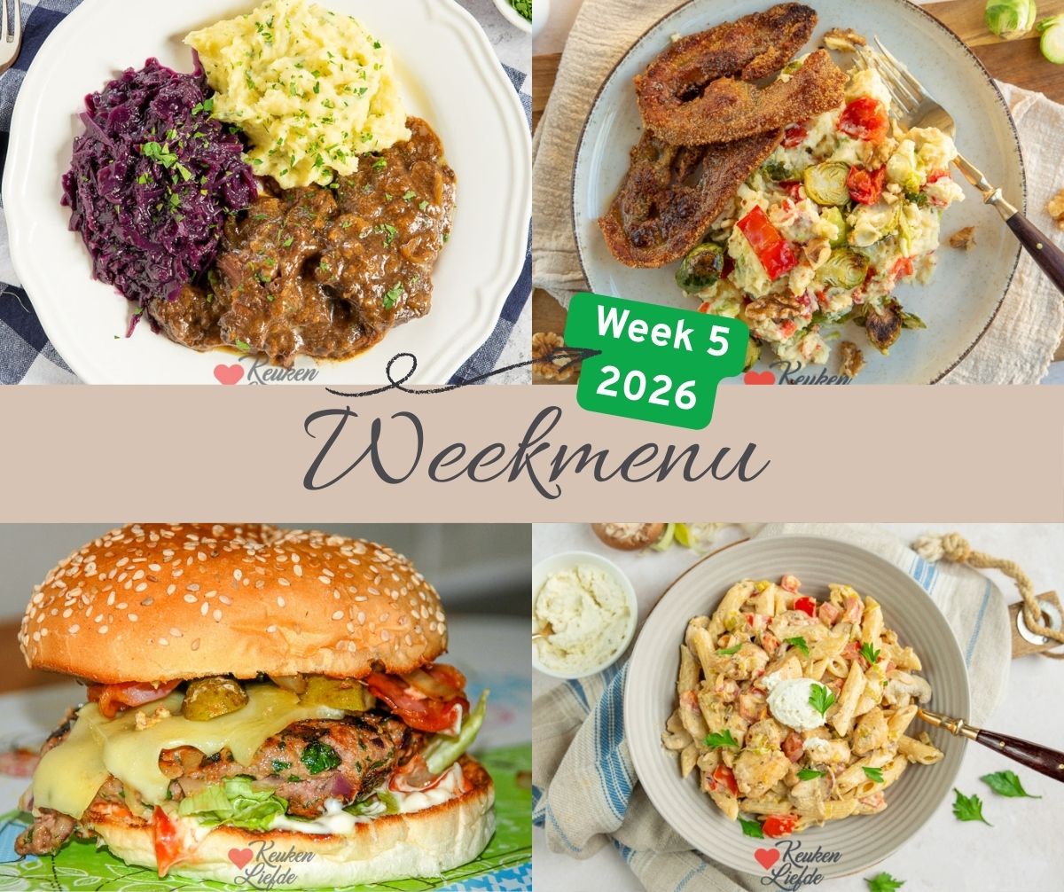 Weekmenu week 5 2026