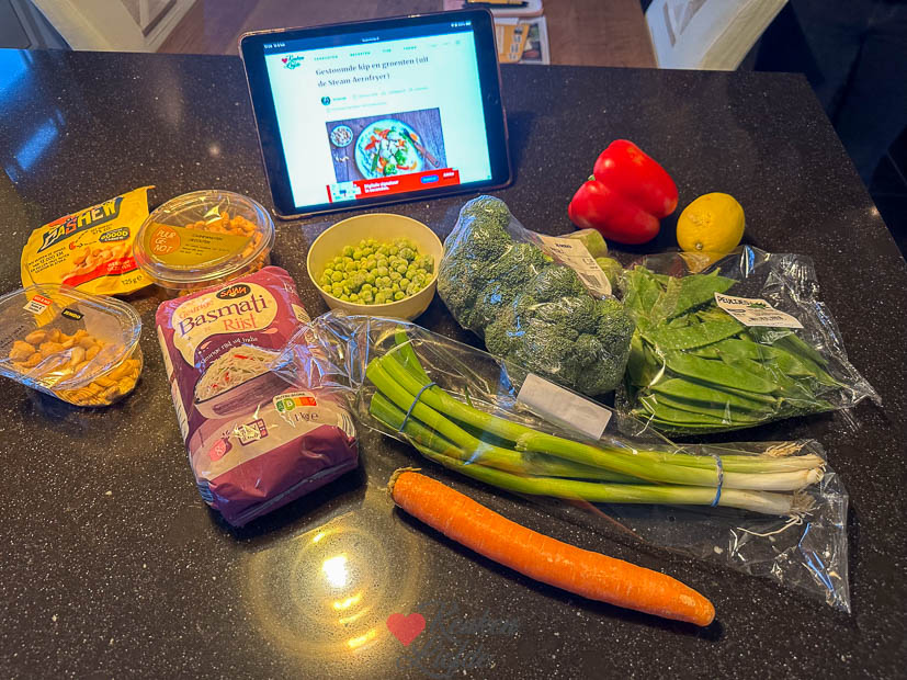 Gestoomde groente met rijst maken