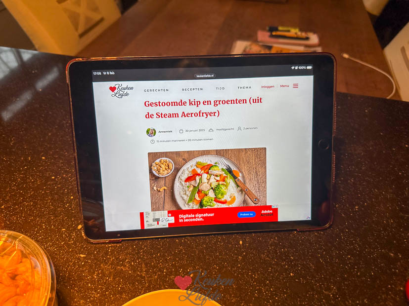 Gestoomde groente met rijst van KeukenLiefde