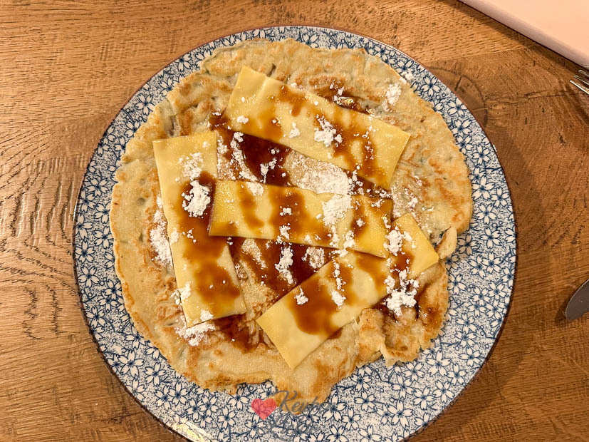 Pannenkoek met kaas